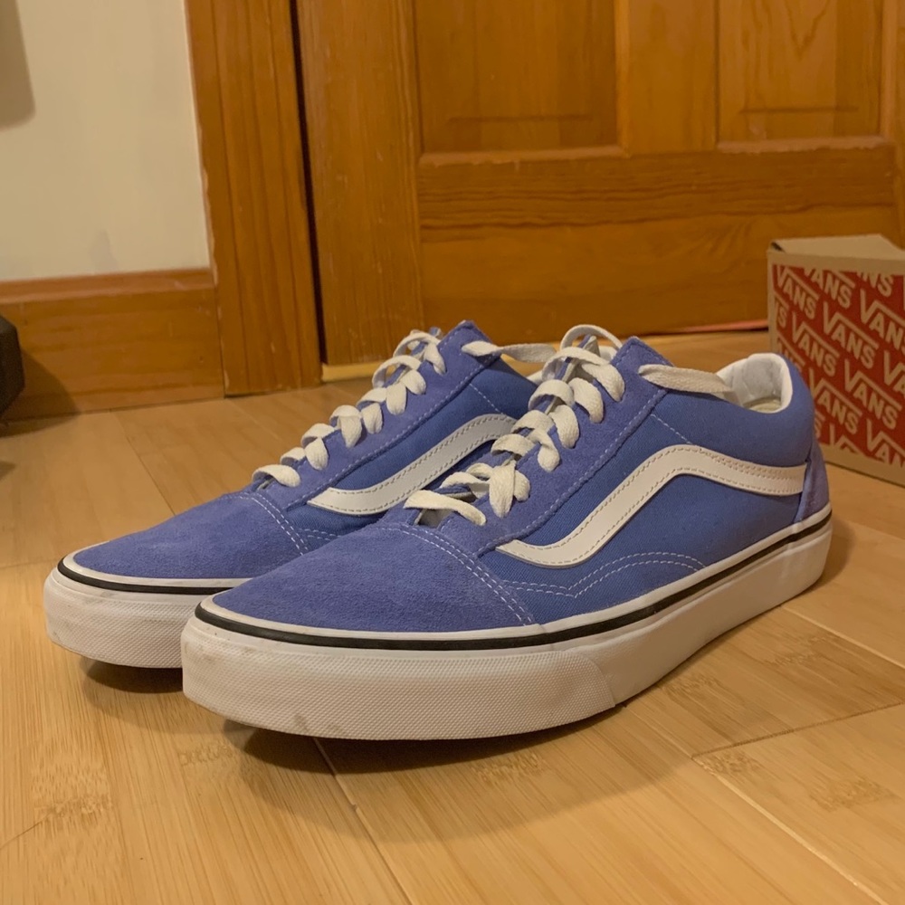Blue Suade Vans Sneakers